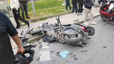 Sultangazi'de Motosiklet Kazası