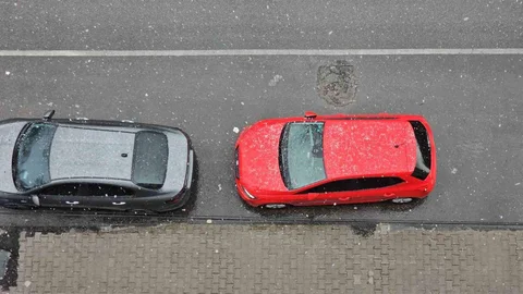 Bitlis'te Kısa Süreli Dolu Yağışı