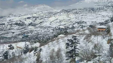 Kahramanmaraş’ta Kar Yağışı Etkili Oldu
