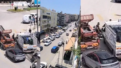 Tarsus Bayraklı Kavşak’ta Yol Kavgası: Trafik Bir Anda Kilitlendi!
