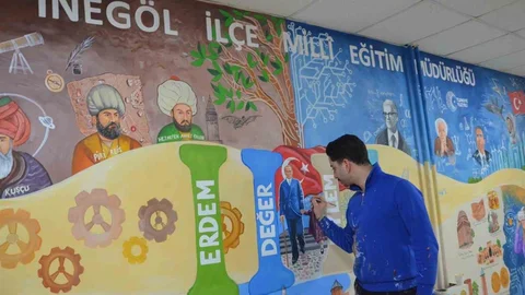 Engelli Öğretmen Resimle Eğitim Modelini Tanıttı