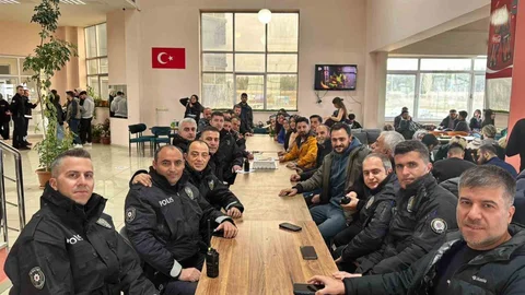 Erzurum'da Polislere Anlamlı Sürpriz