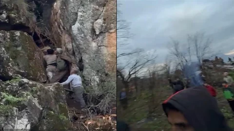 Hakkari'de Dağda Mahsur Kalan Genç Kurtarıldı