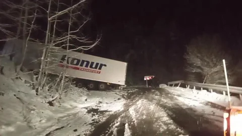 Ardahan'da Kayan Tır Kazası