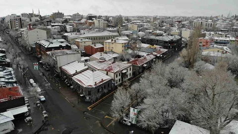 Kars'ta Kırağı Manzarası