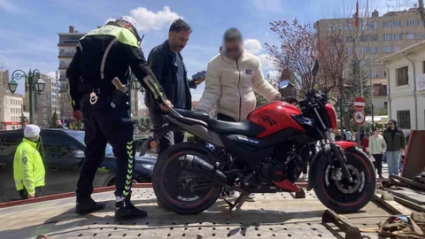 Eskişehir'de Motosiklet Ceza Uygulaması