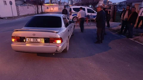 Konya'da Ehliyetsiz Sürücülerin Trafik Kazası