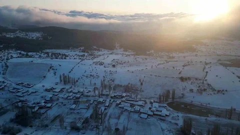 Nisan Ayında Eskişehir'de Kar Yağışı