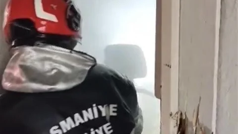 Osmaniye'de Tek Katlı Evde Yangın