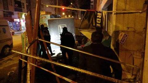 Malatya'da İnşaatta Düşme Olayı