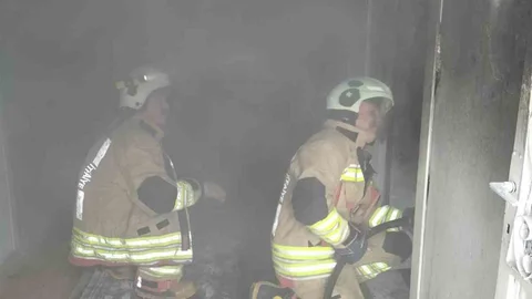 Kahramanmaraş'ta İkamet Yangını Çıktı