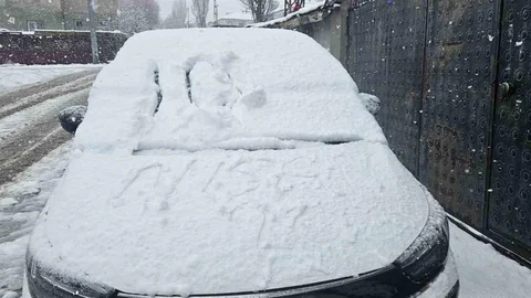 Bulanık’ta Nisan Ayında Kar Yağdı