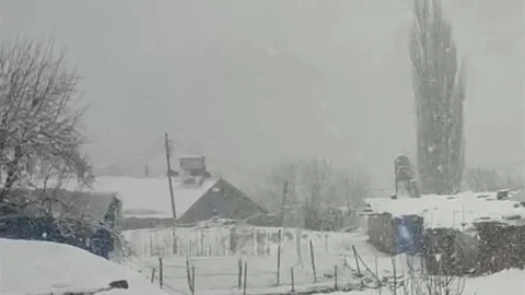 Siirt’te Nisan Ayında Kar Yağdı