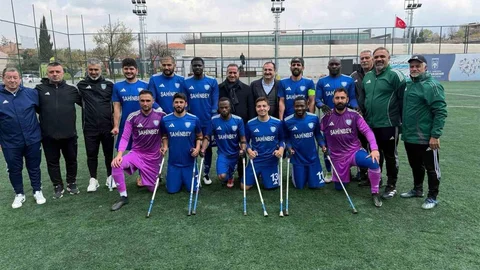 Şahinbey Ampute Futbol Takımı'ndan Önemli Galibiyet