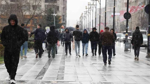 Sivas'ta Kış Geri Döndü