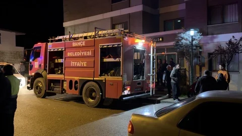 Osmaniye'de Apartman Yangını