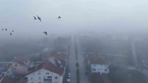 Kastamonu'da Görüş Mesafesi Düştü