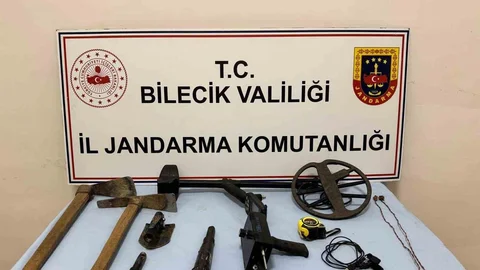 Bilecik'te Define Operasyonu Yapıldı