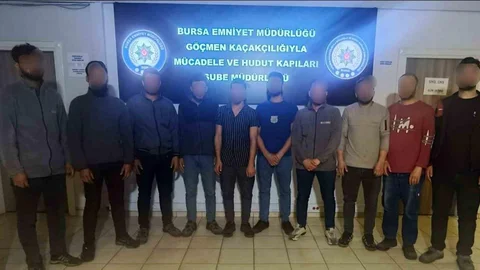 Bursa'da Göçmen Kaçakçılığına Operasyon