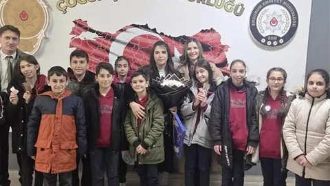 Faik Güngör Ortaokulu’ndan Polis Haftası Ziyareti