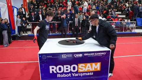 Canik'te Robot Yarışması Heyecanı