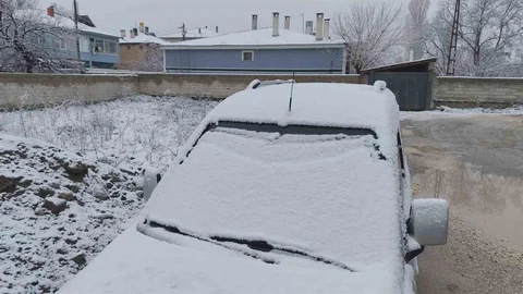 Van’da Nisan Ayında Yağan Kar