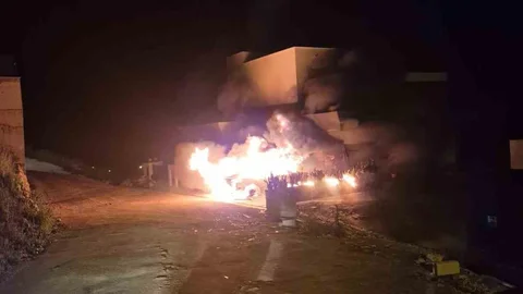 Alanya'da Müstakil Evde Yangın Çıktı