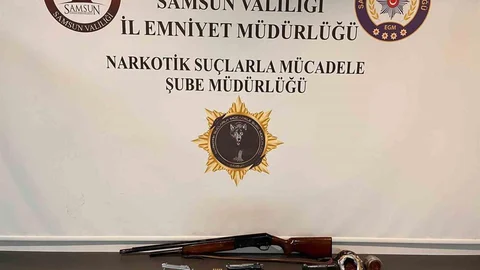 Samsun'da Uyuşturucu ve Silah Operasyonu