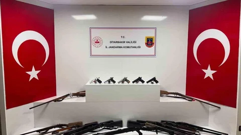 Diyarbakır'da Kaçak Silah Operasyonu