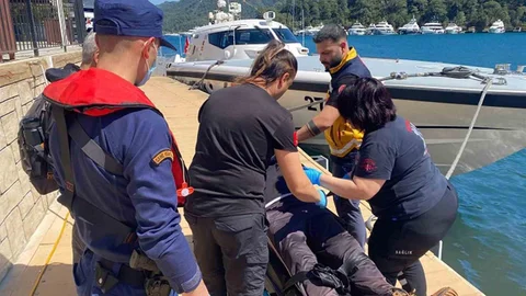Fethiye’de Tıbbi Tahliye İşlemi Yapıldı