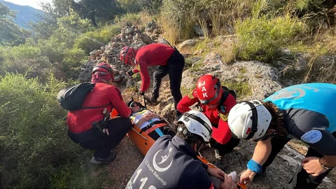 Fethiye'de Yürüyüş Kazası