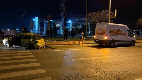 Kayseri'de Trafik Kazası: 1 Yaralı