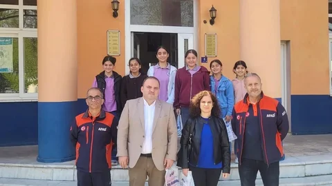 Aydın'da Öğrencilere Afet Eğitimi Verildi