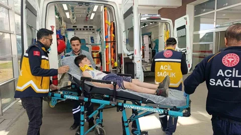 Adıyaman'da Bisikletli Çocuk Yaralandı