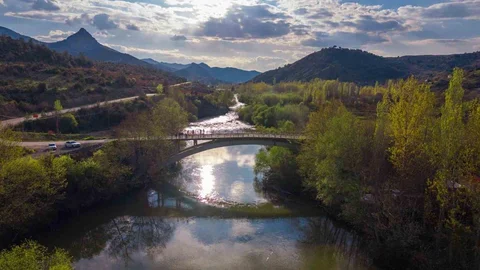 Sakarya Nehri'nin Havadan Görüntüsü Paylaşıldı