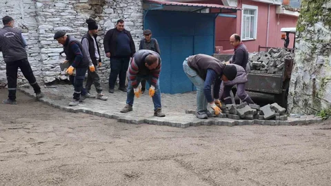 Aydın'da Mahalle Yolları Yenilendi