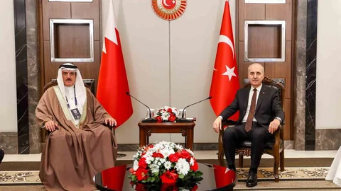 TBMM Başkanı Kurtulmuş Bahreyn ile Görüştü