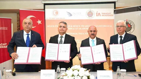 Düzce'de İhracat Akademisi Protokolü İmzalandı