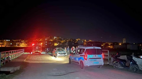Tekirdağ’da Otomobil Dereye Uçtu