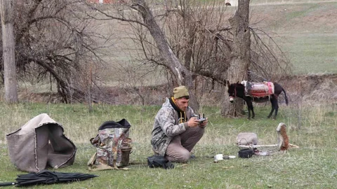 Erzurum'da Drone ile Çobanlık Dönemi
