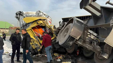 Hatay'da Tır Kazası Meydana Geldi