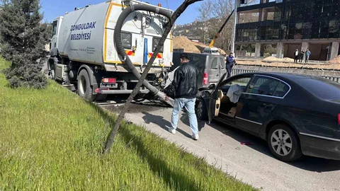 Zonguldak'ta Zincirleme Trafik Kazası