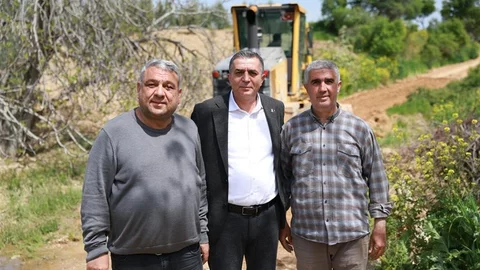 Manisa'da Ova Yolu Çalışmaları İncelendi