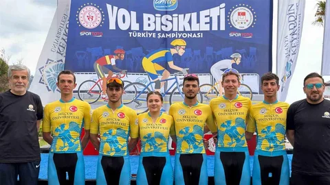 Selçuk Üniversitesi Yol Bisikletinde Şampiyonluk Kazandı