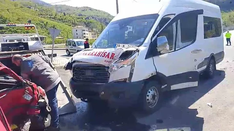 Giresun'da Trafik Kazaları Sonucu 1 Ölü, 6 Yaralı