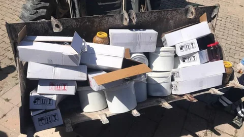 Aksaray'da Kaçak Gıda İmhası