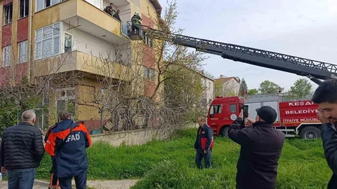 Edirne'de Yangın Olayı