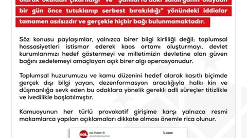 DMM'den Dezenformasyon Uyarısı
