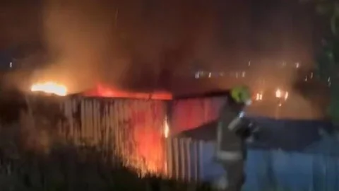 Bursa'da Gece Yangın Paniği