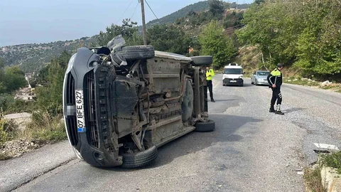 Alanya'da Trafik Kazası: 1 Yaralı